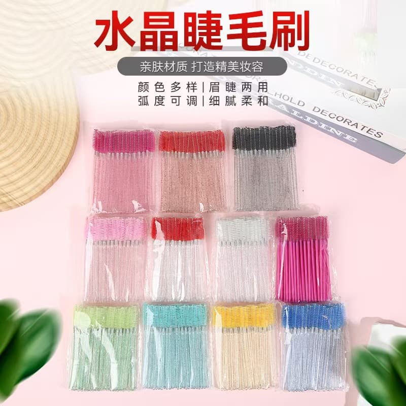 Factory Eyelash Brush, Eyebrow Brush, Spiral Brush, Disposable Makeup Brush, False Eyelash Brush, Eyelash Comb, Eyelash Curler, Eyelash Brush