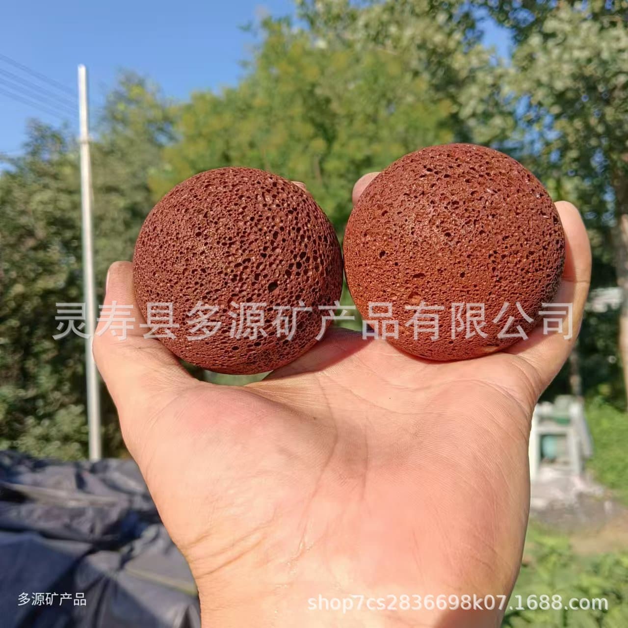 Factory Direct Natural Flameless Scented Diffuser Stone, Grilling Stone, Water Treatment Volcanic Stone Ball Scented Ball