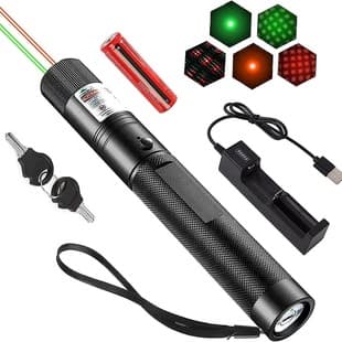 303 Laser Flashlight Outdoor High-Power Green/Red Light Starry Sky Laser Pointer Sand Table Real Estate Flashlight