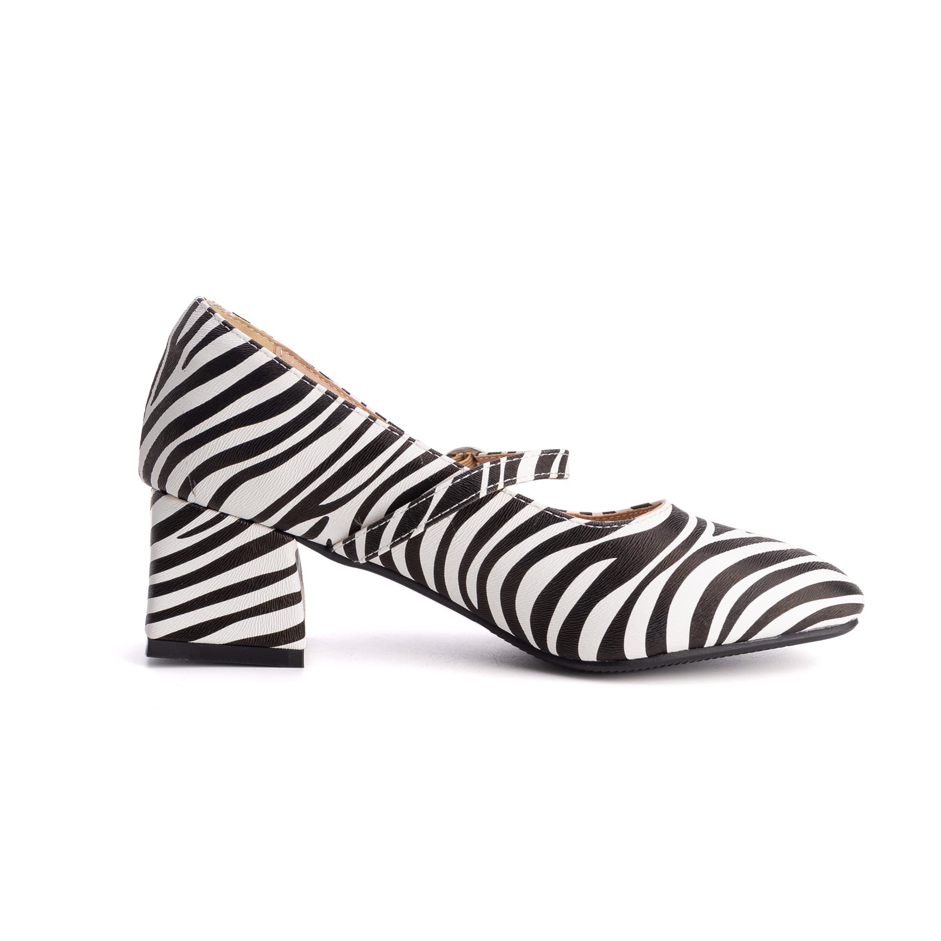 M2007 Patent Leather Square Toe Chunky Heel Mary Jane Sandals, Large Size Women's Shoes 32-54, Cross-Border Trade