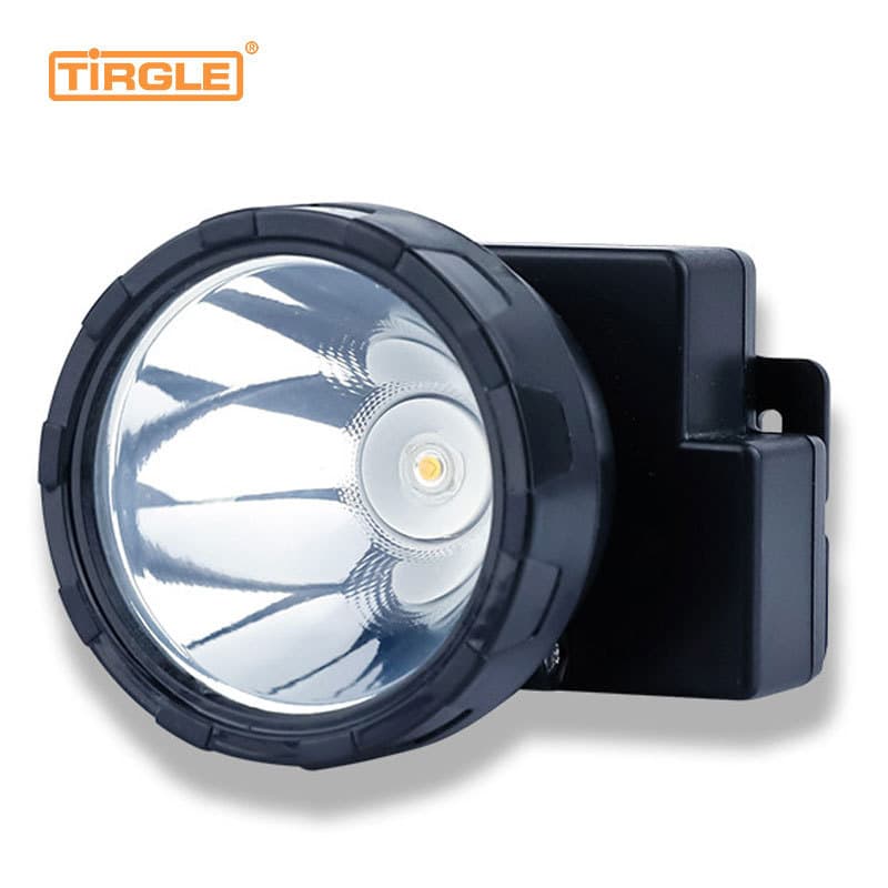 Rechargeable LED Headlamp for Night Swimming, Diving, Outdoor Camping, Hiking, Waterproof, Compact, Lithium Battery, Head-Mounted