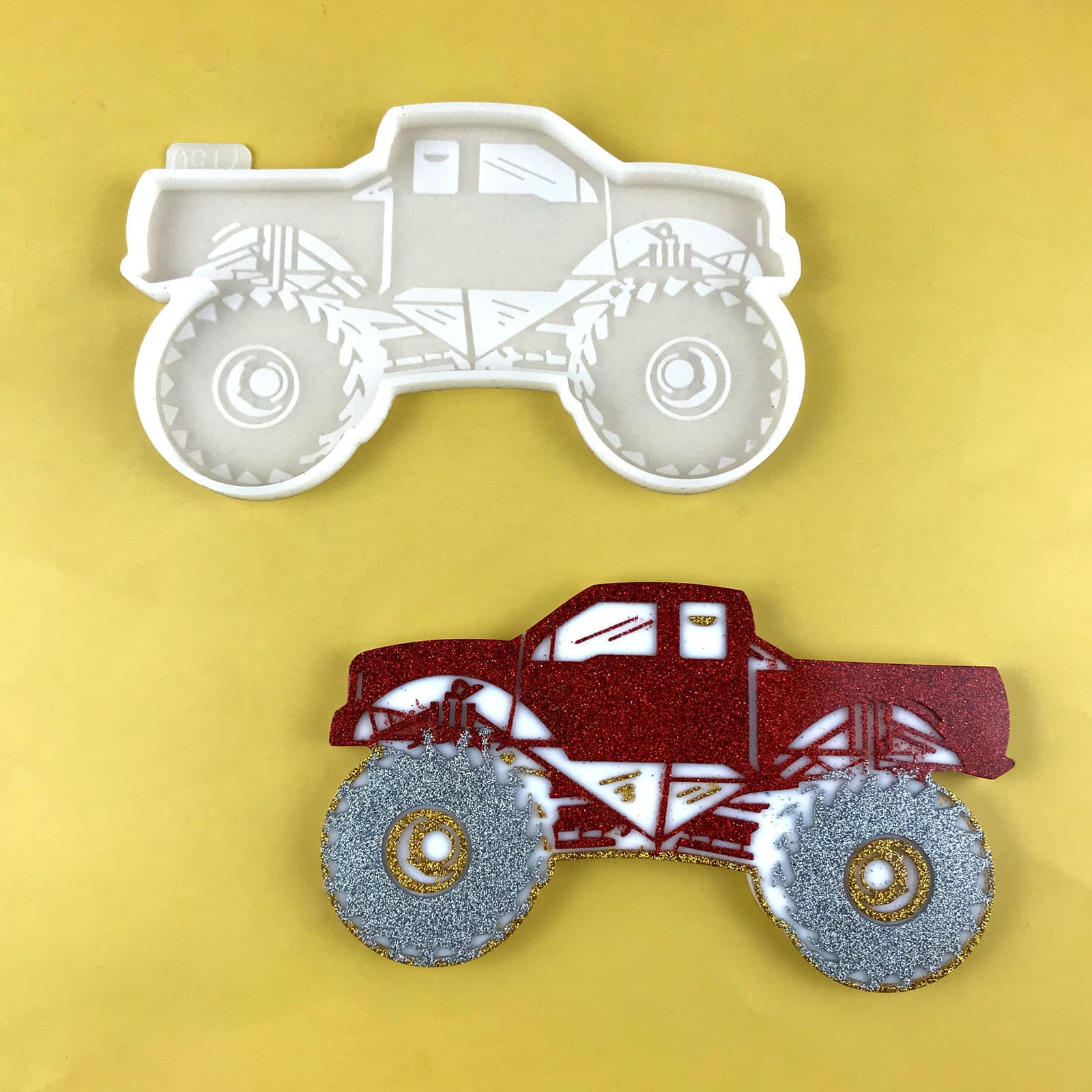 Truck Coaster Resin Mold DIY Truck Coaster Tea Coaster Coffee Mat Truck Coaster Silicone Mold