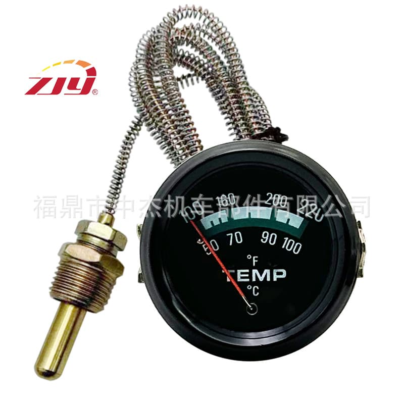 ZJY Zhongjie Gauge Water Temperature Gauge Universal 50-100°C/100-220°F Iron Wire