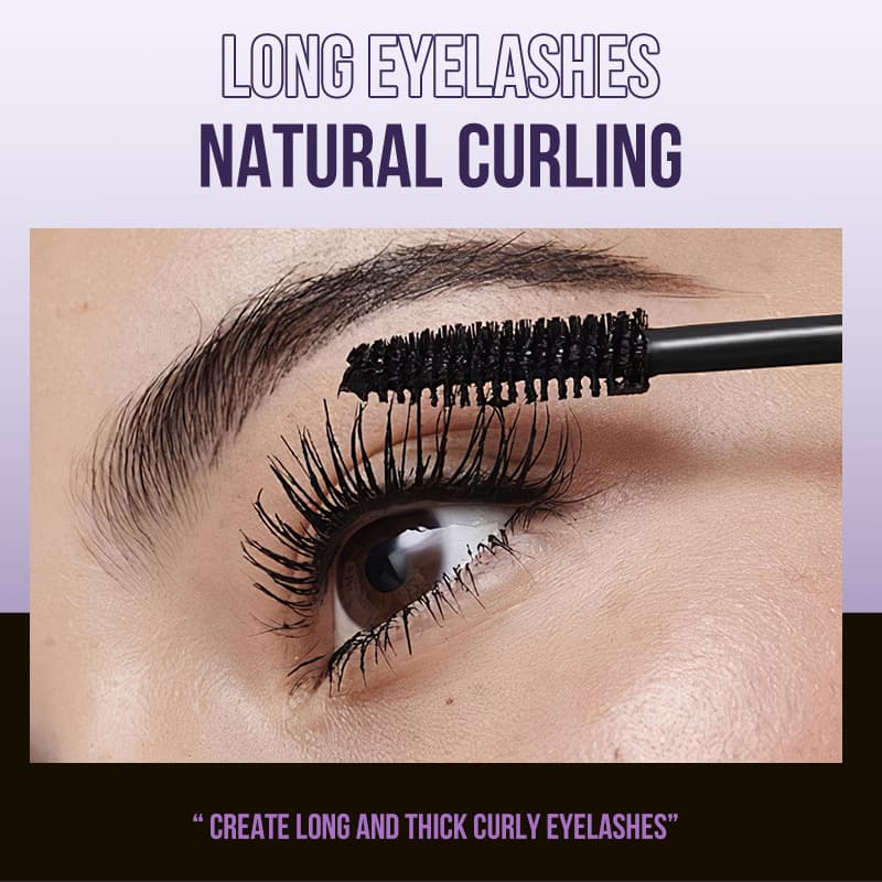 Magic Purple Tubing Mascara - Purple Round Tube Mascara for Cross-Border Beauty, Volumizing Western Makeup