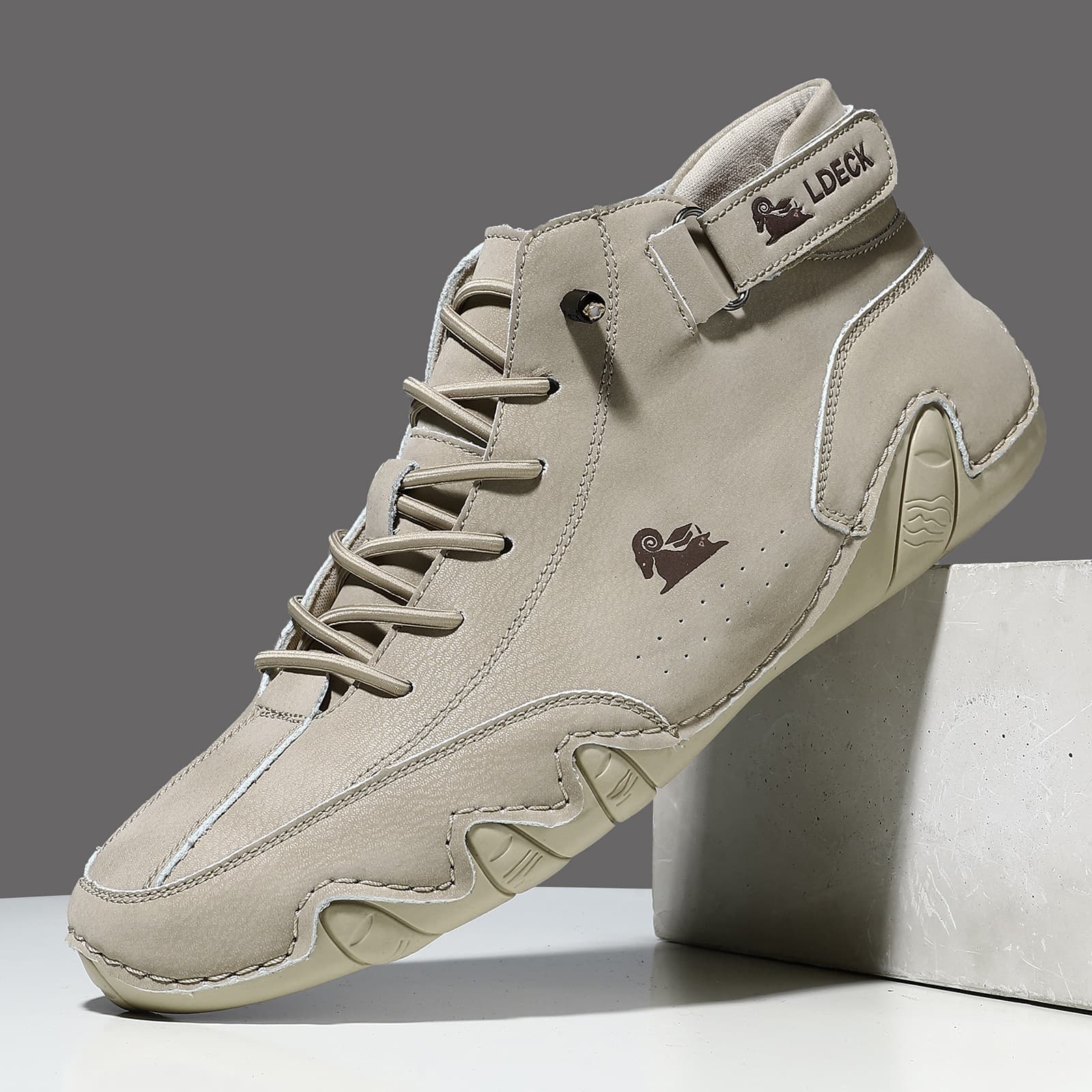 Men's Casual Ankle Boots High Top Martin Boots Autumn/Winter Season Cross-border Explosion Style Eight-claw Fish Men's Shoes