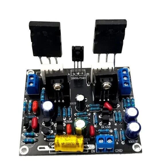 100W Toshiba 2SC5200+2SA1943 DC 20-50V HiFi Power Amplifier Board