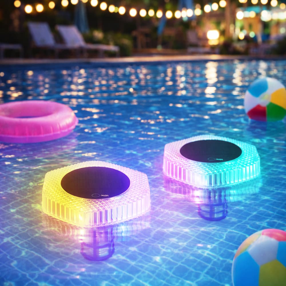 Cross-border Solar Pool Light, Dusk-to-Dawn Home Garden Light, Pond Pool Copper Ion Solar Outdoor Courtyard Light