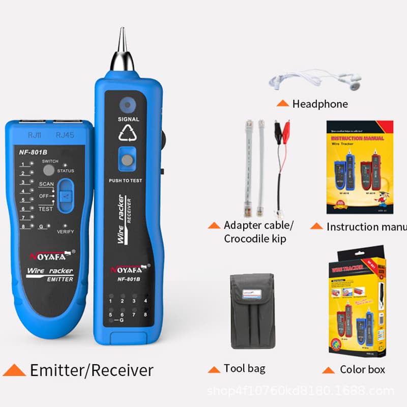 NOYAFA NF-801B Wire Tracker English Version Network Cable Tester Wire Finder