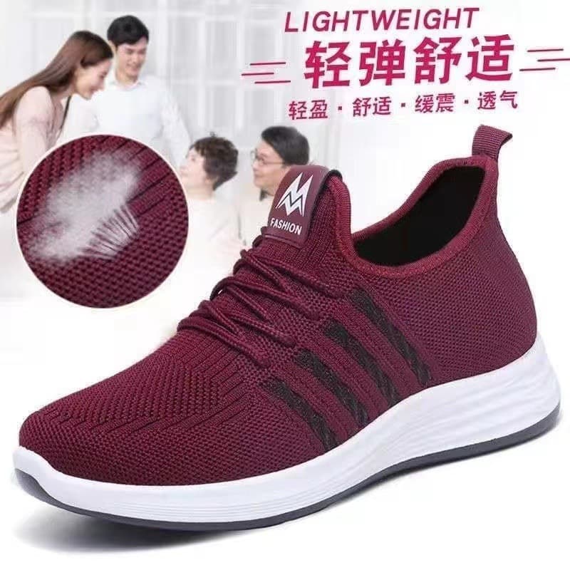 X Chunqiu Casual Walking Shoes Flat Comfortable Sports Shoes Women Wear-resistant Mother Shoes Lightweight Casual Mother Shoes Travel