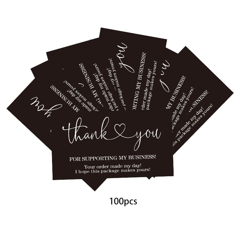 Amazon Cross-Border Thank You Cards, 30 Styles Pure English Greeting Cards Gift Cards, Premium Art Paper Wedding Invitation Cards