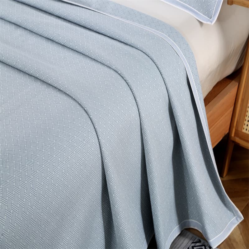 Class A hemp summer mats three-piece set, foldable linen-cotton mats, air-conditioning summer mats, cool but not cold in summer, breathable hemp mats