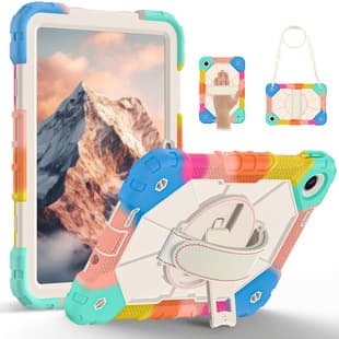 Cross-border Compatible 2026 Redmi Pad 2 SE 9.7 Tablet Protective Case Hand Strap Rotating Stand Anti-Fall Case