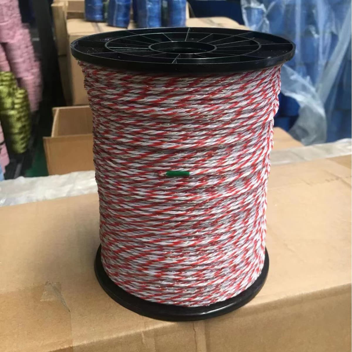 Source Factory Direct Supply Electric Fence Ranch-Specific Electrified Rope with 6 Wires and 15 Pieces of 304 Stainless Steel Wires