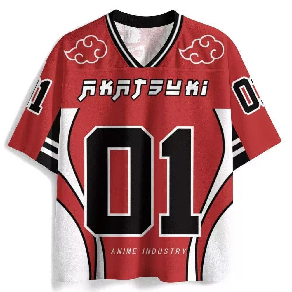 2026 Summer T-Shirt Naruto Logo Series 3D Print Short Sleeve Creative V-Neck Top Loose Fit