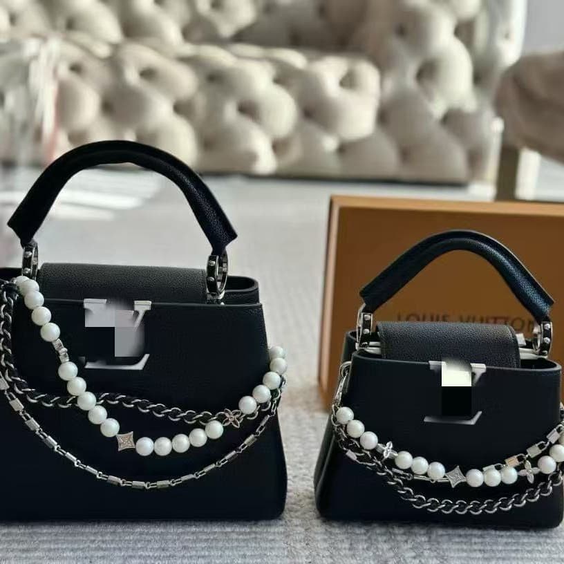 L Lady Bag Capucines Handbag with Leather Chain Full Set Packaging Cross-Border Exclusive for Foreign Trade Wholesale One Piece Dropshipping