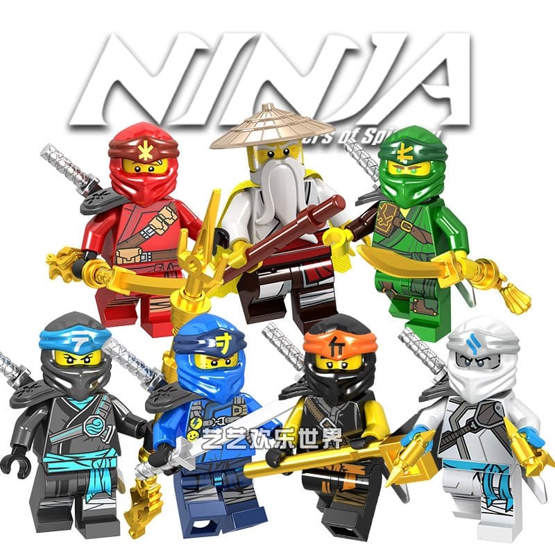 Collector's Edition LEGO Ninjago Season 11 Lloyd, Kai, Jay, Wu, Ice Emperor, Villains Minifigures Full Set