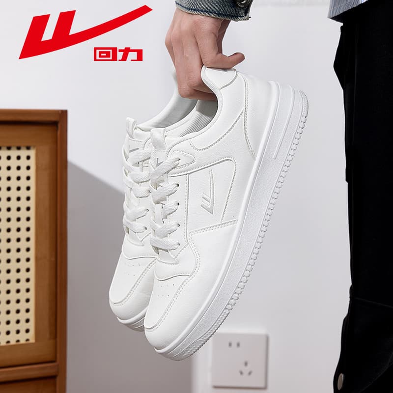 Pull back men's shoes white shoes 2025 new popular summer couple shoes simple sports shoes versatile women's shoes sneakers