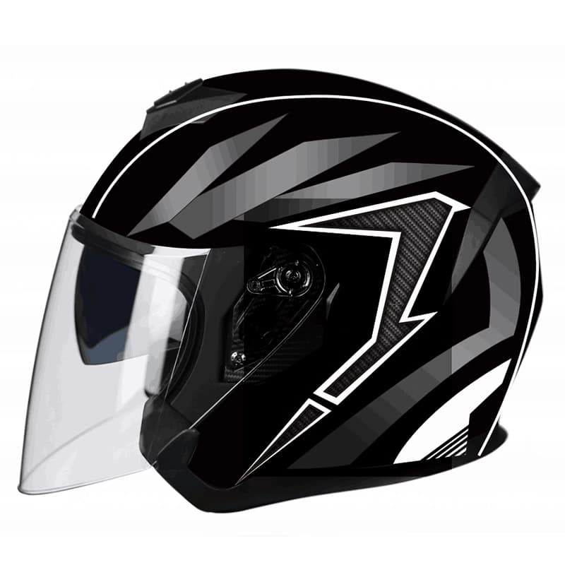 3C Certified Electric Motorcycle Helmet Men's Motorcycle Riding Full Helmet Autumn and Winter Warm Helmet Four Seasons Universal