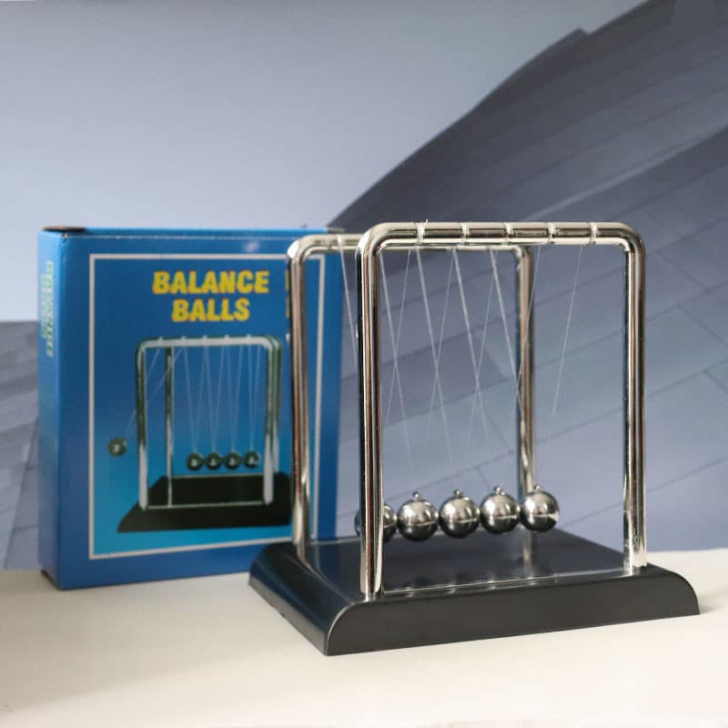 Newton's pendulum, billiard ball, bumper ball wholesale, metal crafts, gifts, creative decorative ornaments, home decor, plastic Newton's pendulum