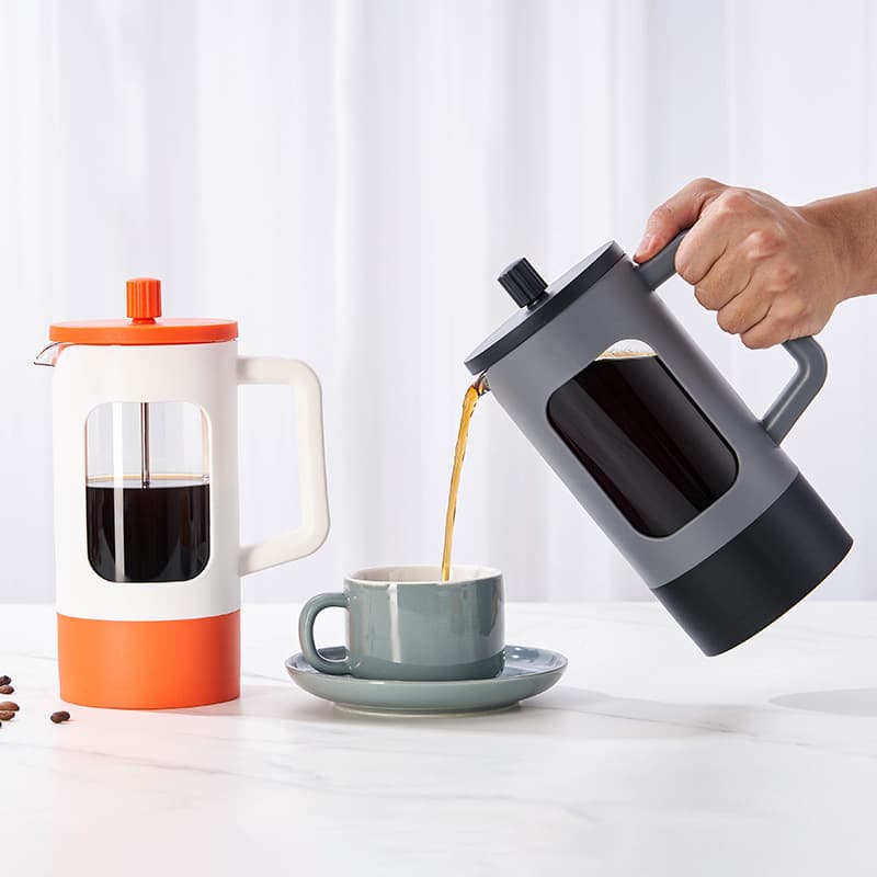 Borosilicate Glass French Press Coffee Maker Office Home Coffee Tool Tea French Press Filter Pot Pour Over Kettle