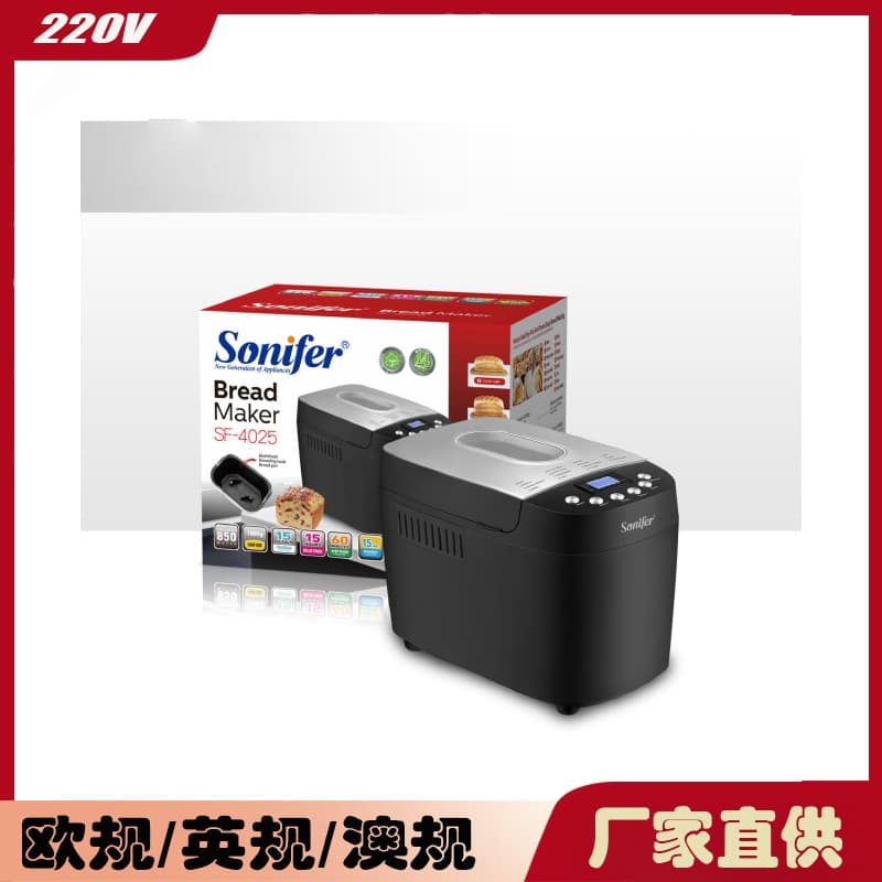 Cross-border European standard multi-functional smart home bread maker, commercial fully automatic dough kneading and baking cake maker