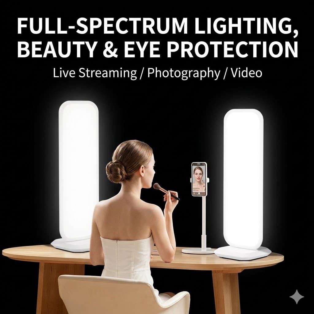 Live broadcast fill light moonlight surface light desktop professional lighting bedroom makeup live broadcast room internet celebrity beauty lamp