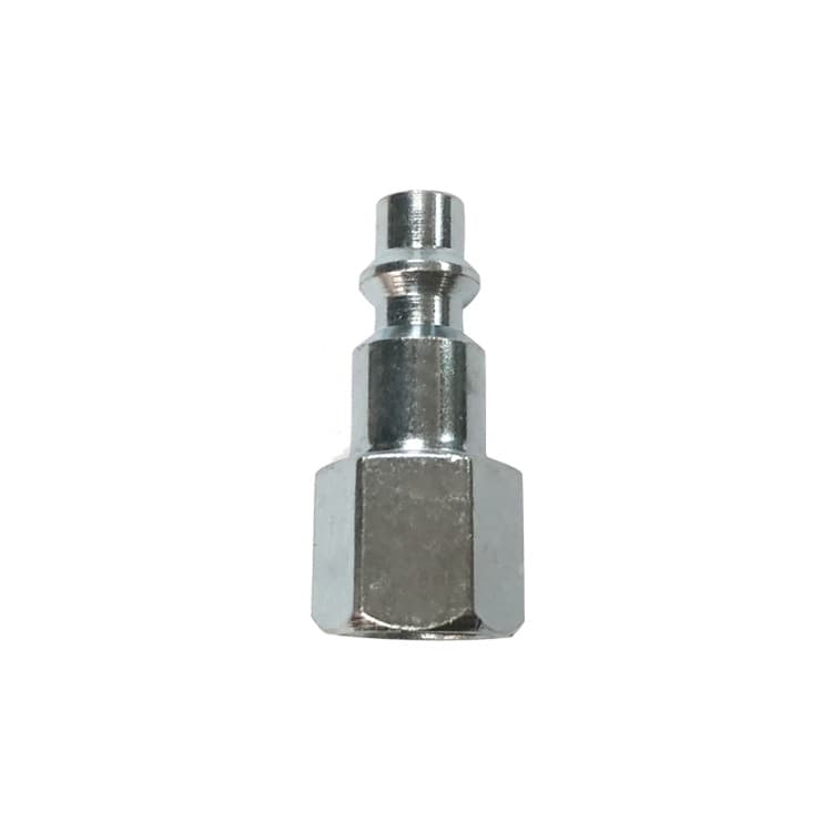 Supply American iron nickel-plated quick connector male connector, internal thread ferrule 1/4NPT