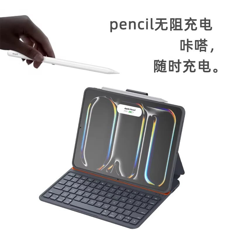 Magnetic Two-in-One Case with Magic Bluetooth Keyboard for iPad Air 11 and iPad Pro 11
