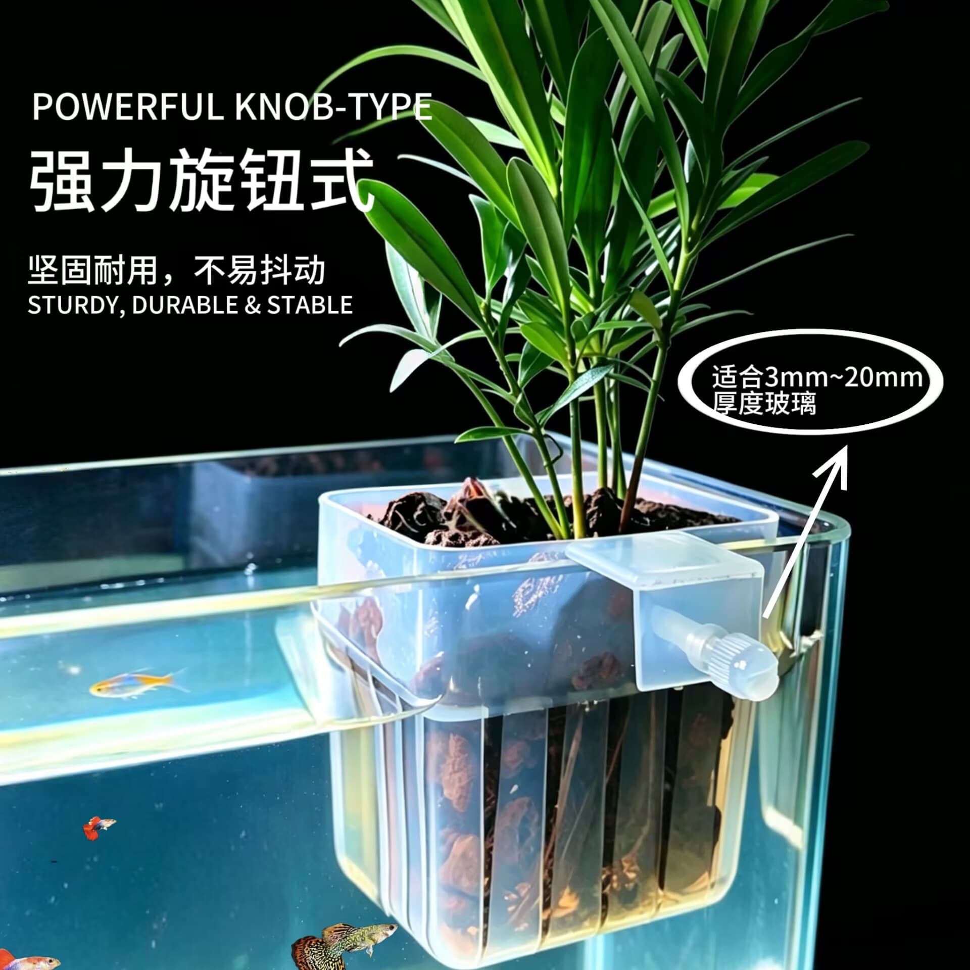 Hydroponic Planting Basket, Aquarium Plant Cup, Wall-Mounted Planting Cup, New Transparent Hydroponic Container, Aquarium Plant Aquascaping