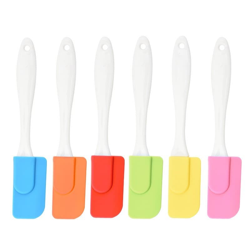 Small silicone detachable spatula jam spreading spatula cream butter spreader cake baking tool factory in-stock