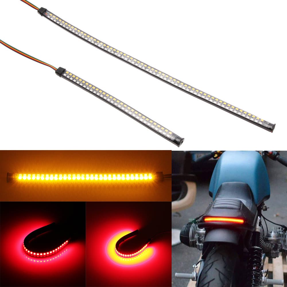 Motorcycle Turn Signal LED Light Running Light Brake Light Sequential Turn Signal Modification Light Strip Motorcycle Tail Light