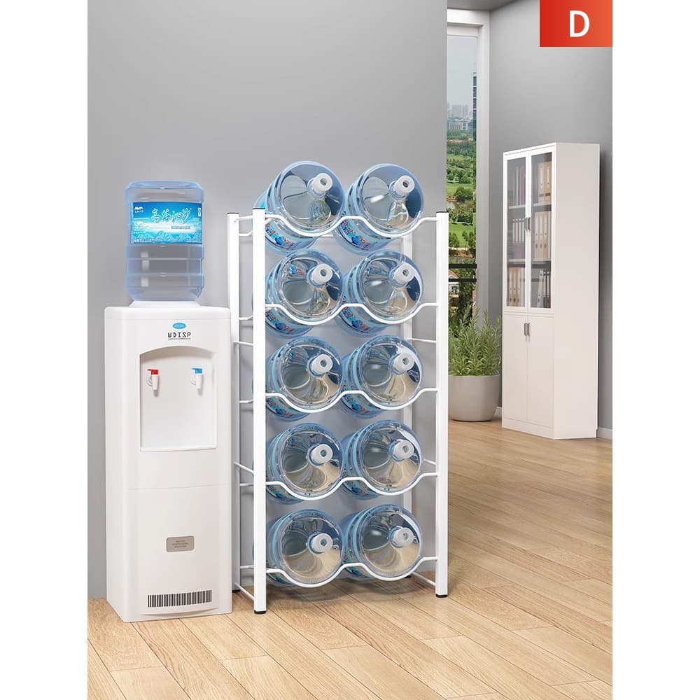 Floor-standing Water Barrel Storage Rack Dedicated Pure Water Cabinet for Office Organization
