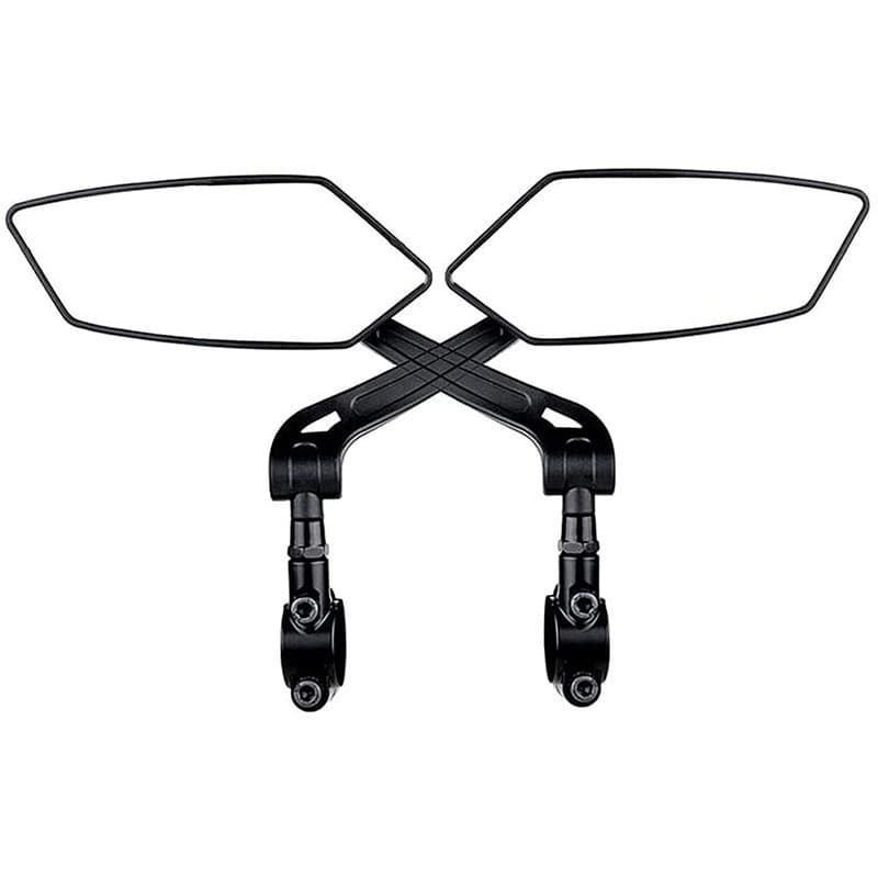 Mountain Bike Rearview Mirror, Electric Bike High-Definition Flat 360-Degree Adjustable Reflective Mirror, Cycling Accessory