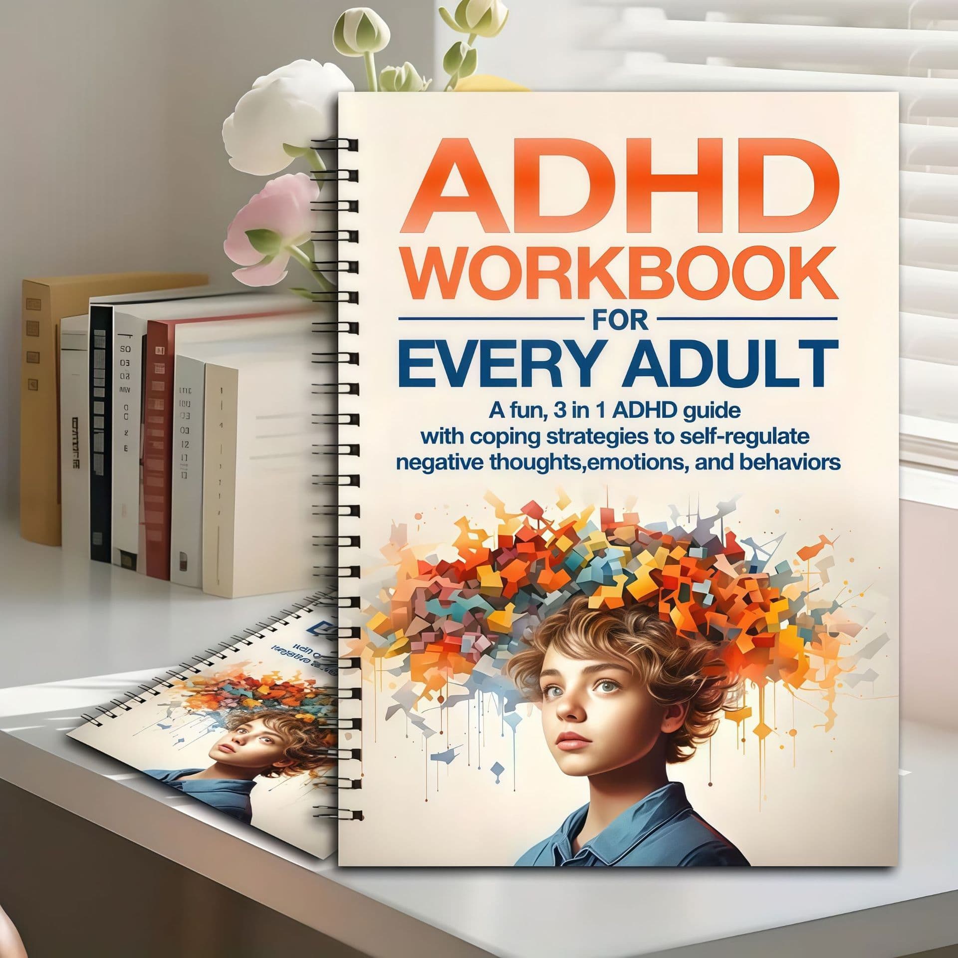 Cross-border Exclusive TEMU New Spiral Coil Notebook ADHD WORKBOOK Notebook Supports Labeling and Drop Shipping