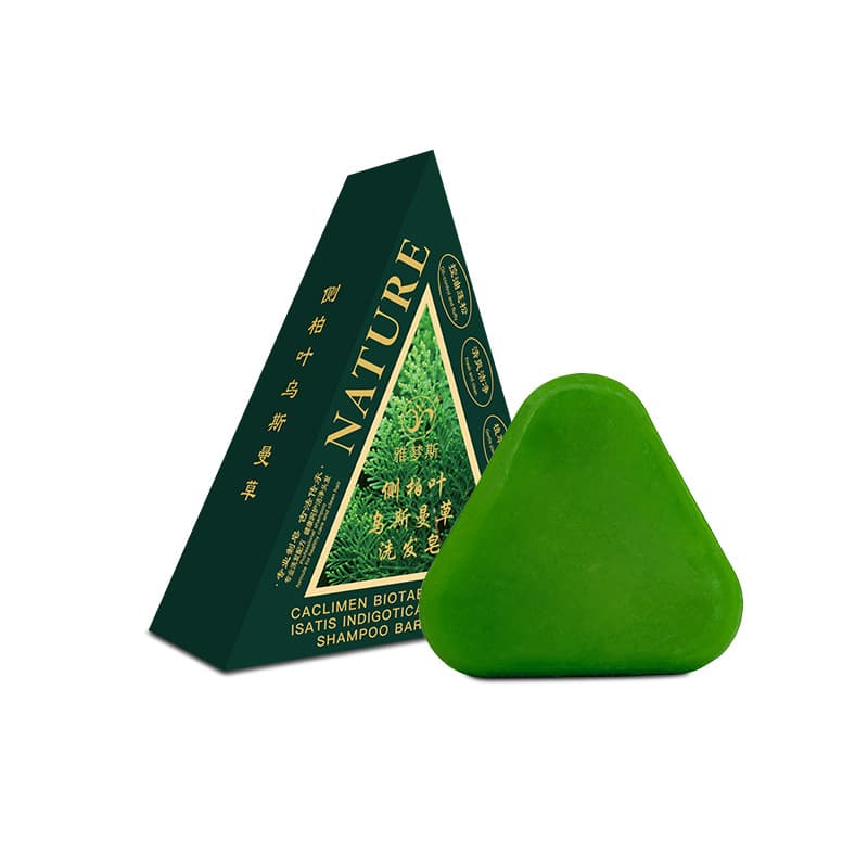 Ushma Herb Biota Leaf Shampoo Bar with He Shou Wu, Silicone-Free
