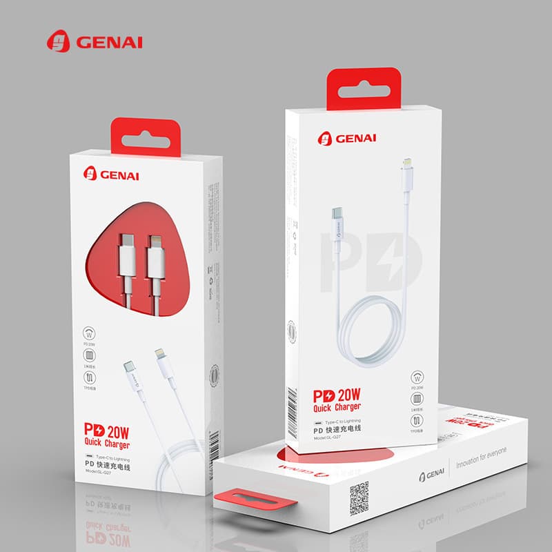 PD20W Charger Set Fast Charge 3C Certified PD Compatible with iPhone 8-14 Series 2M Data Cable Charging Head