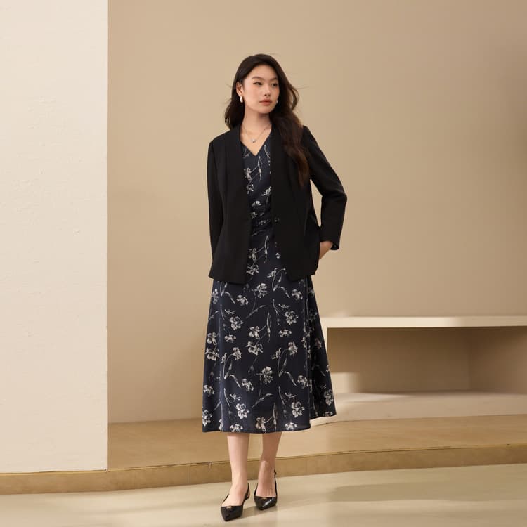 [Elegant Professional Suit] Slim & Stylish Plus Size Women's Three-Piece Set for Curvy Women, 2025 Autumn New Arrival