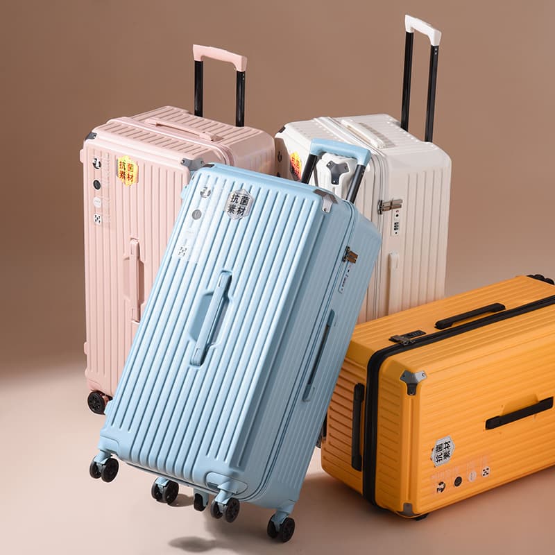 Five-wheel large-capacity trolley case, universal wheel suitcase, 30-inch check-in password suitcase for overseas travel, 20-inch boarding case