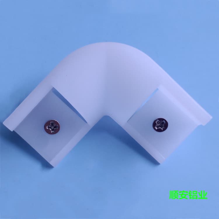Linear Light Housing Kit, Hard Strip Accessories, Plastic Corner 45°/90° with Steel Countersunk Tapping Screws, V-Type 16*16