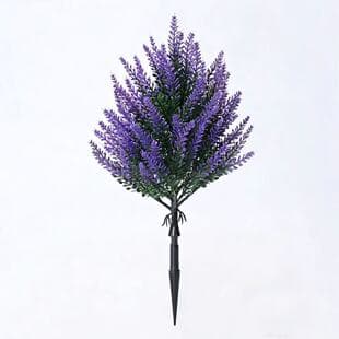 Ground Insert Simulation Lavender Plant Decoration Plastic Fake Flower Home Garden Flower Bed Prop Living Room Green Plant Cross-Border