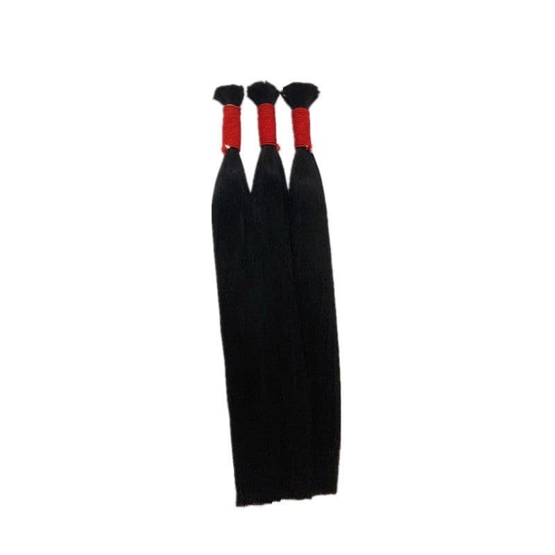 Real Human Hair Invisible Micro Ring Extension, No Trace, Self-Connected, Straight Hair Weft
