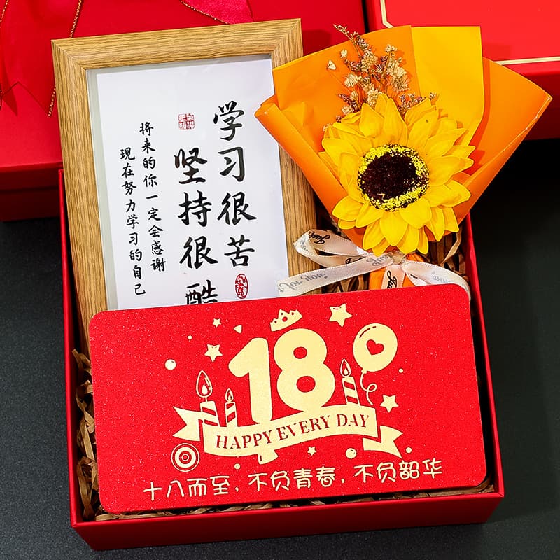 18th Birthday Gift for Boys and Girls, Practical Red Envelope for High School Students Turning 18