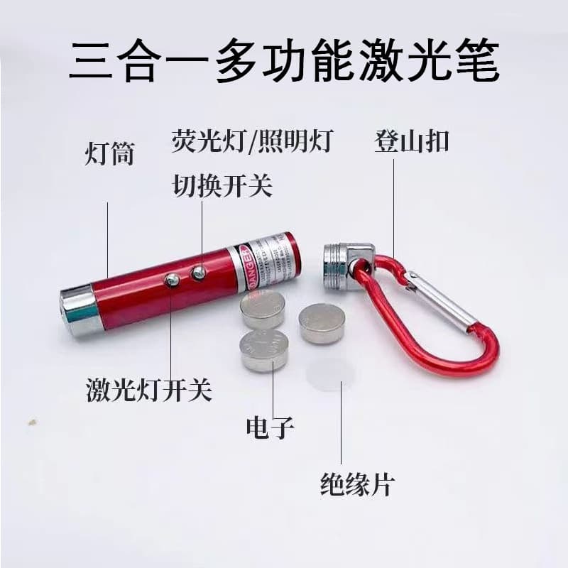 Infrared Laser Pen Lighting Purple Light Banknote Detector Lamp Three-In-One Multi-Function Led Small Flashlight Mini Laser Light