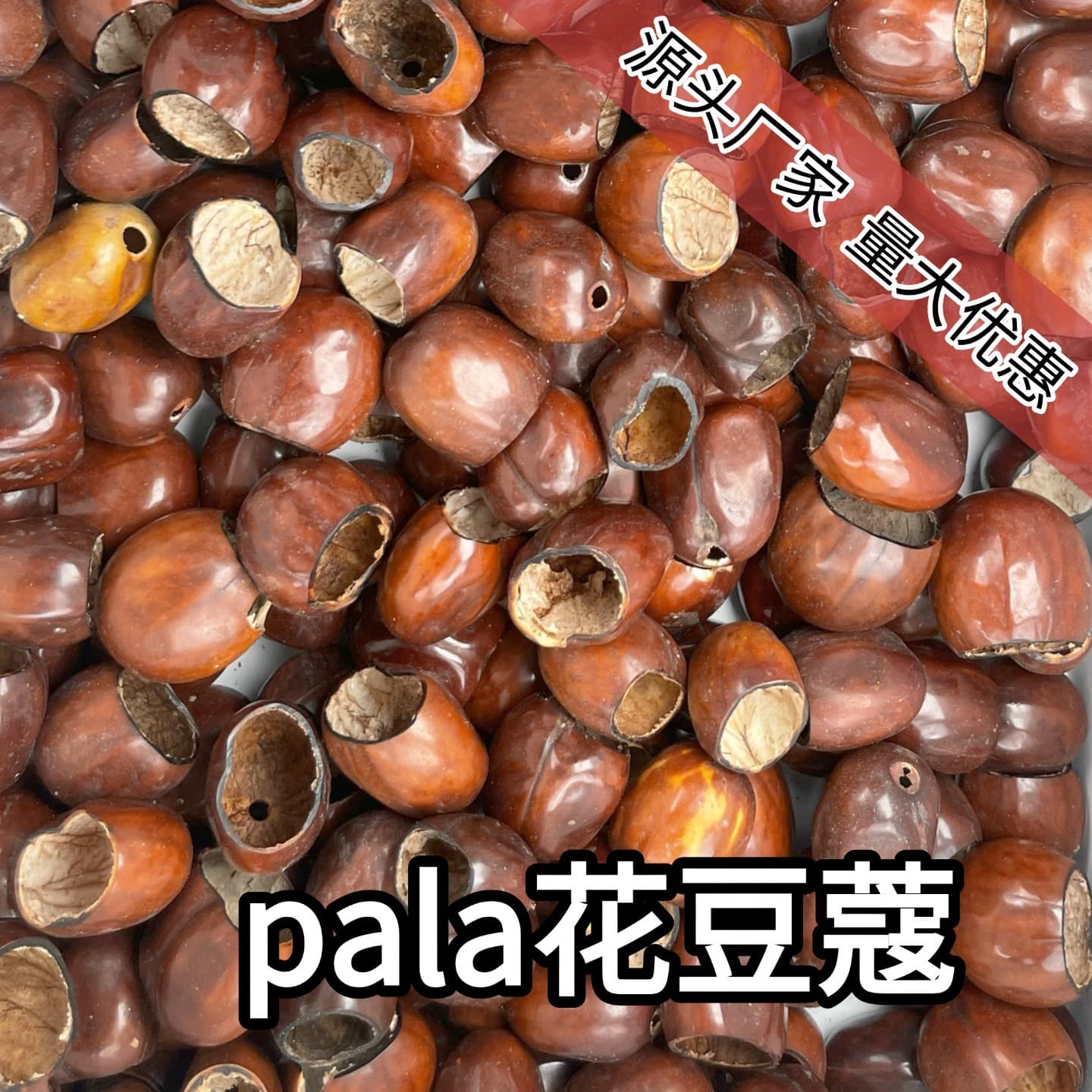 DIY fruit shell wind chime materials (Pala imported fruit shell), fruit-based parent-child craft, homemade fruit shell bell sound therapy.