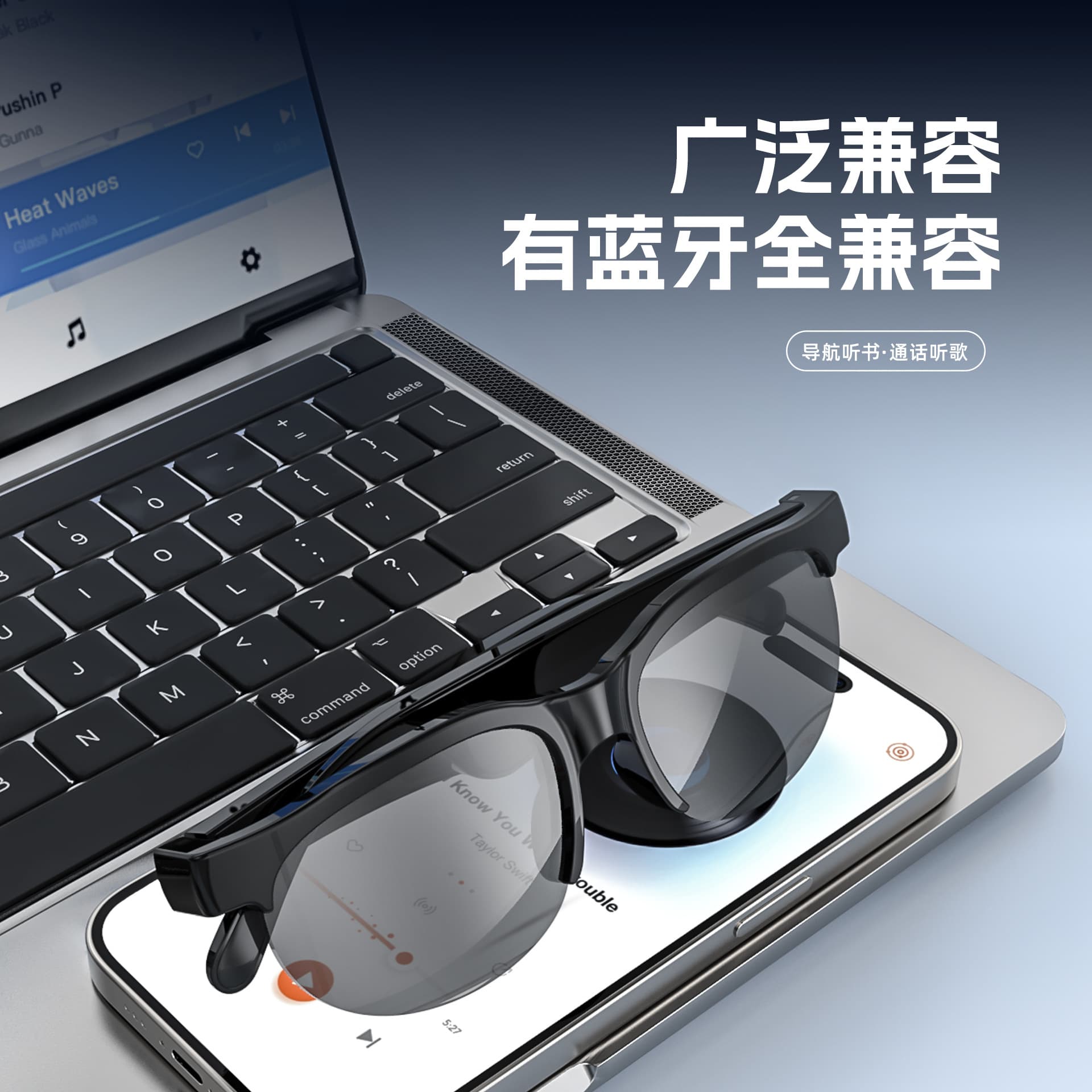 XG89 90 92 88pro Smart AI Translation Glasses Wireless Bluetooth Earbuds for Calls Sports Music Sunglasses