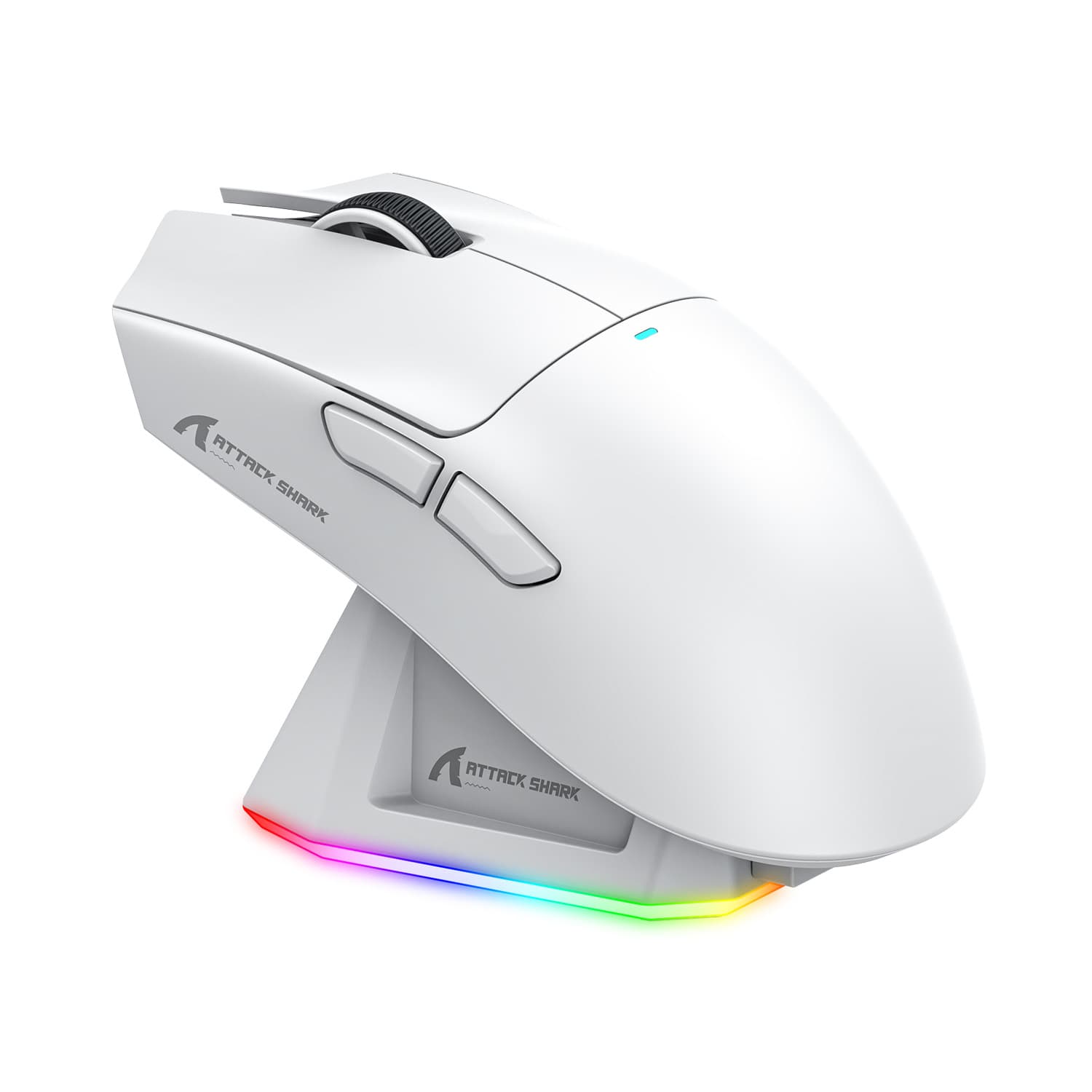 Attack Shark X11 Lightweight Mouse PAW3311 Esports Gaming Tri-Mode Wireless Bluetooth Mouse Rechargeable RGB Base