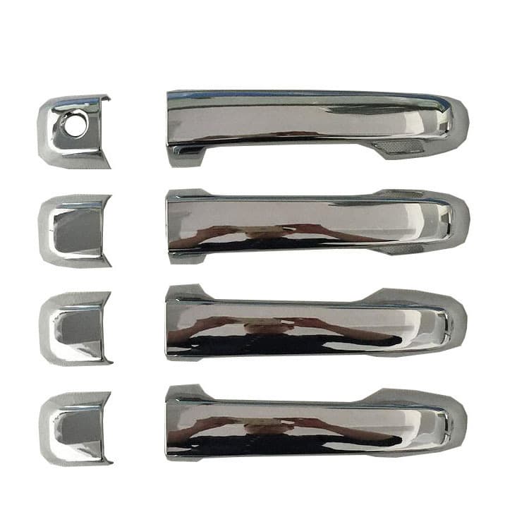 For 2014 Toyota Prado Door Handle Trim Door Pull Handle PRADO Door Bowl Chrome Plated Smart Modification