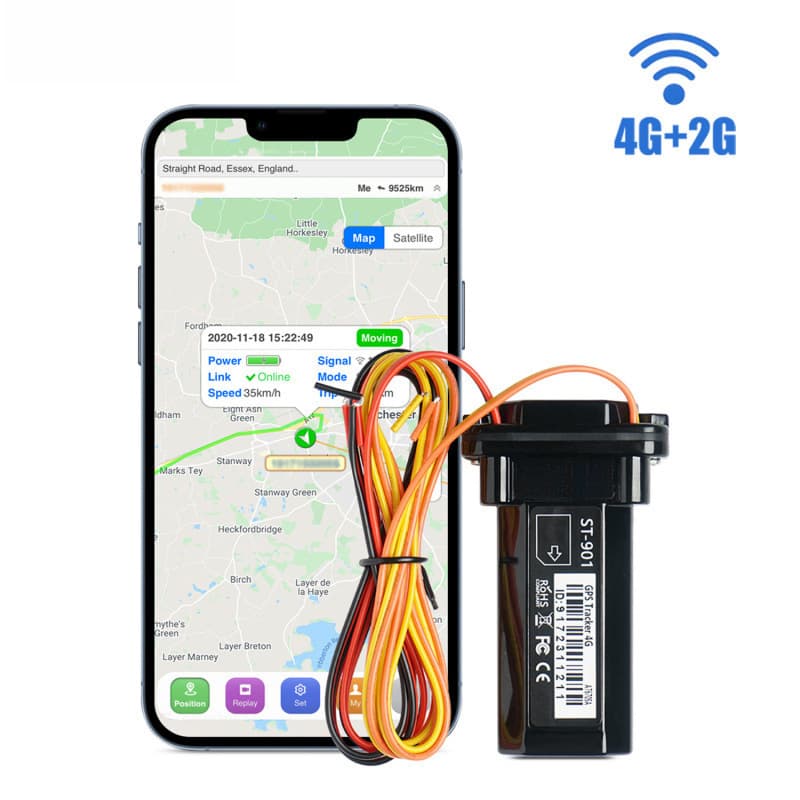 4G+2G GPS Car Locator Electric Vehicle Tracker Vehicle Anti-theft Tracker Waterproof