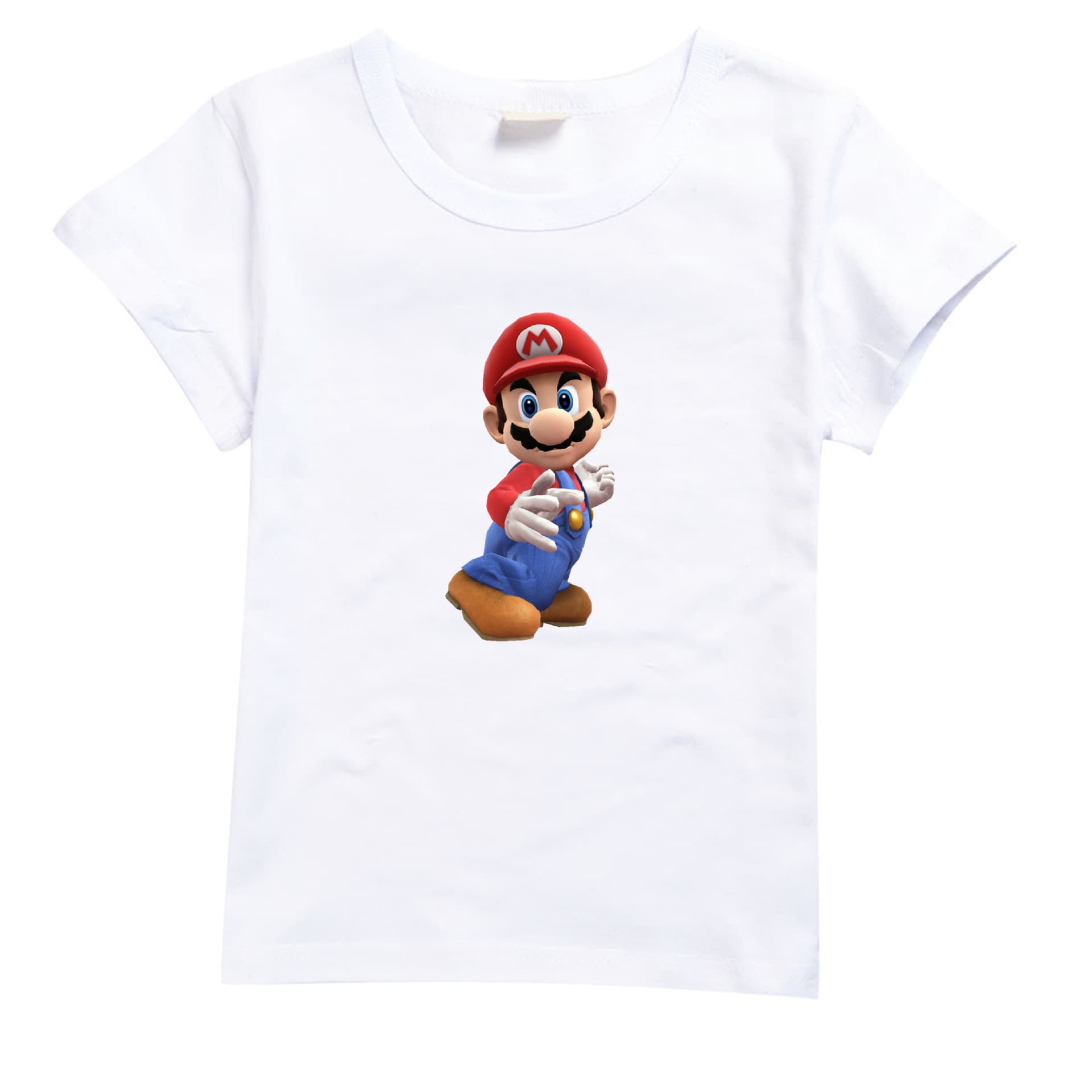 Mario Bros Mario Brothers European and American children's clothing short-sleeved T-shirt boys and girls summer clothes 2220