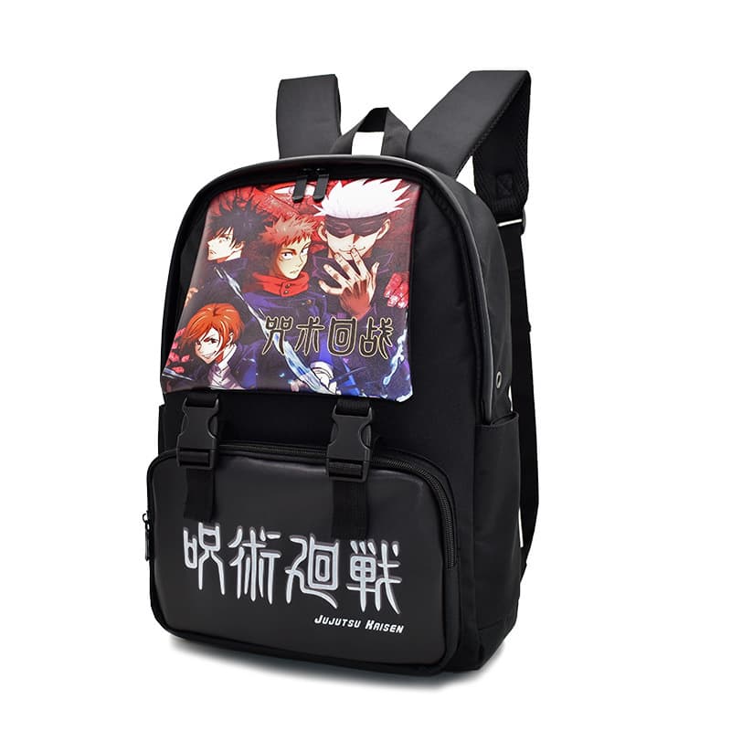 Cross-border new spell backpack animation peripheral 3D color printing student school bag waterproof PU customizable pattern